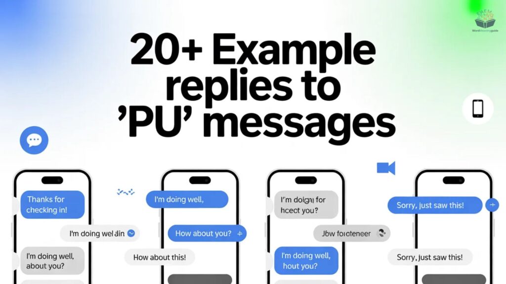 20+ Example Replies to “PU” Messages