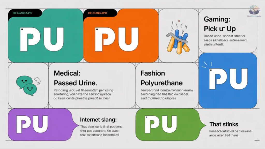 Different Meanings of PU in Text (Context-Based)