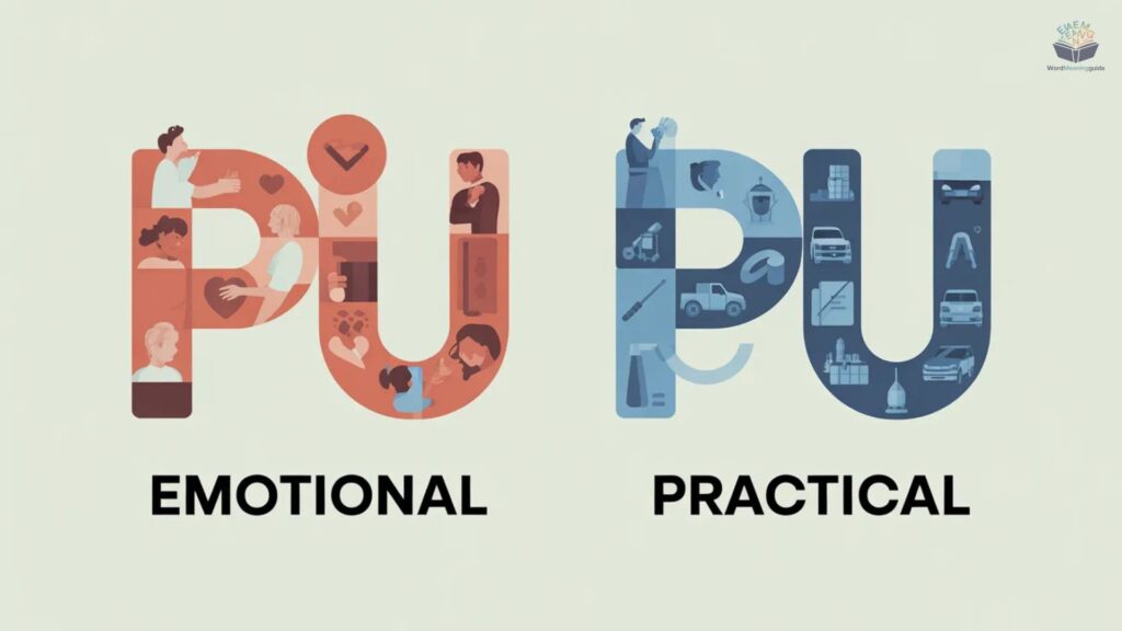 Emotional or Practical Meaning of PU