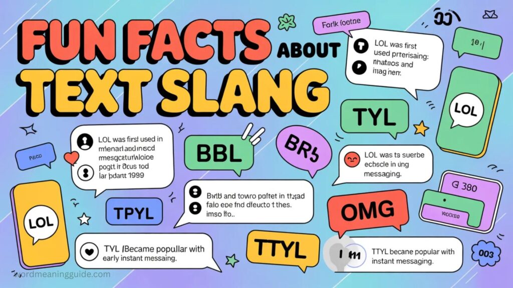 Fun Facts About Text Slang