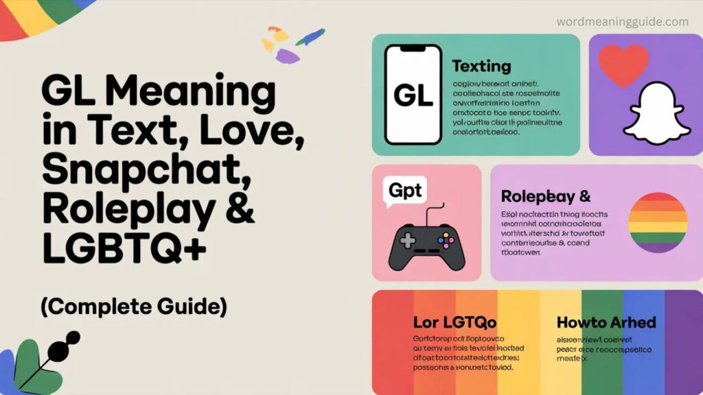 GL Meaning in Text, Love, Snapchat, Roleplay & LGBTQ+ (Complete Guide)