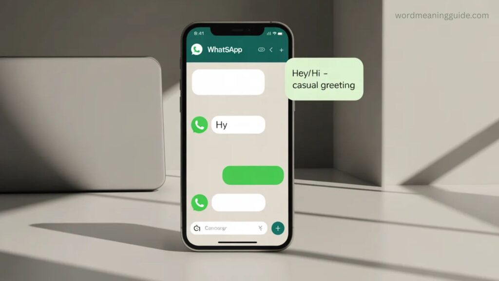 HY Meaning on WhatsApp