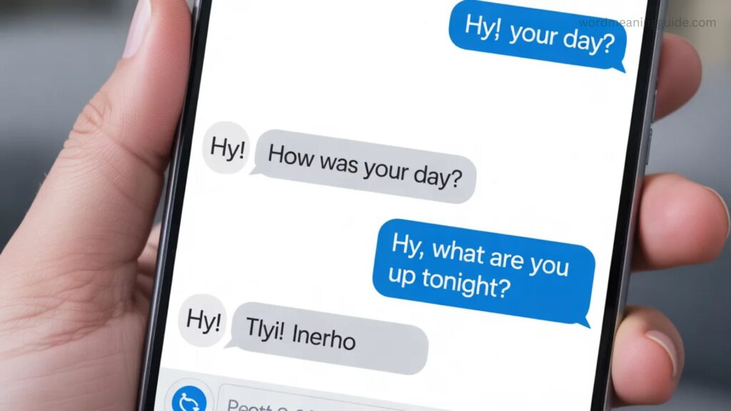 How “HY” Is Used in Real Chats