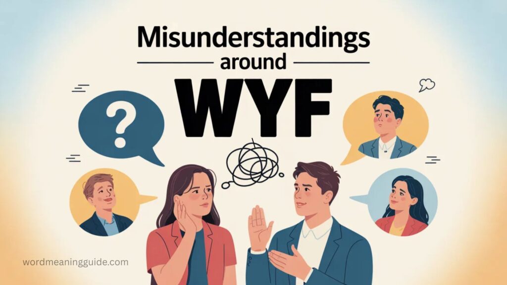 Misunderstandings Around WYF