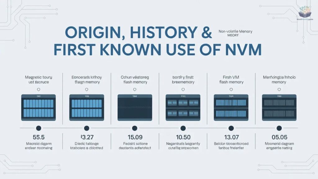 Origin, History & First Known Use of NVM