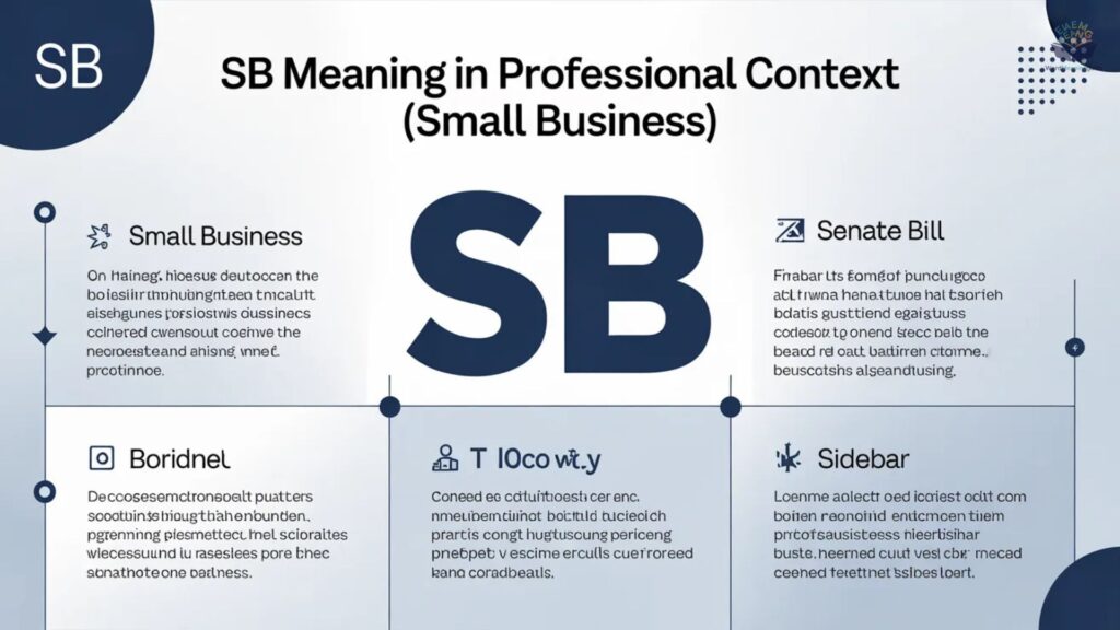 SB Meaning in Professional Context (Small Business)