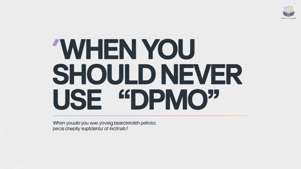 When You Should Never Use “DPMO”