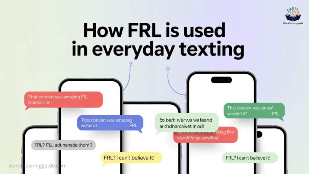 How FRL Is Used in Everyday Texting