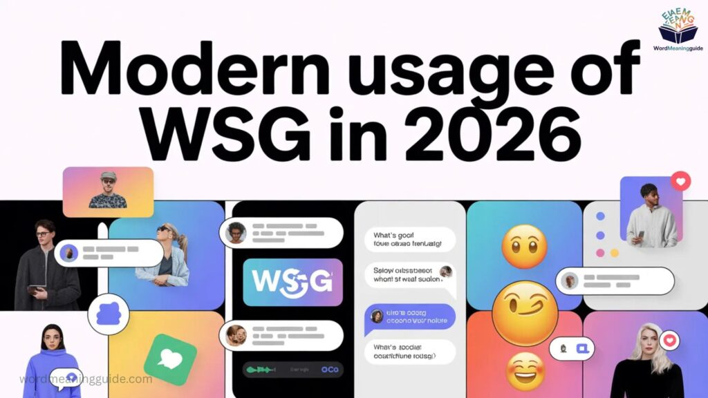 Modern Usage of WSG in 2026