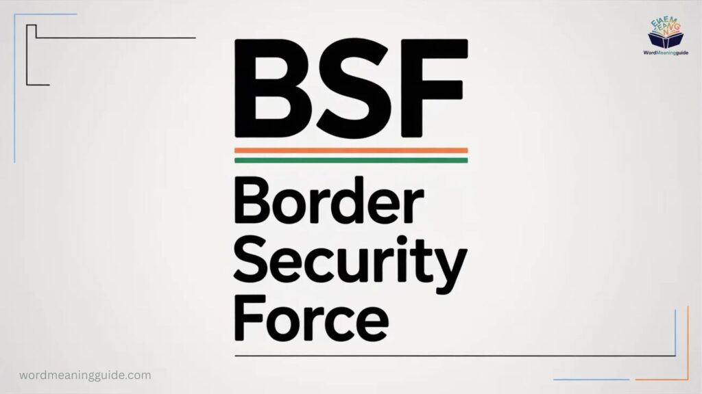 BSF Full Form