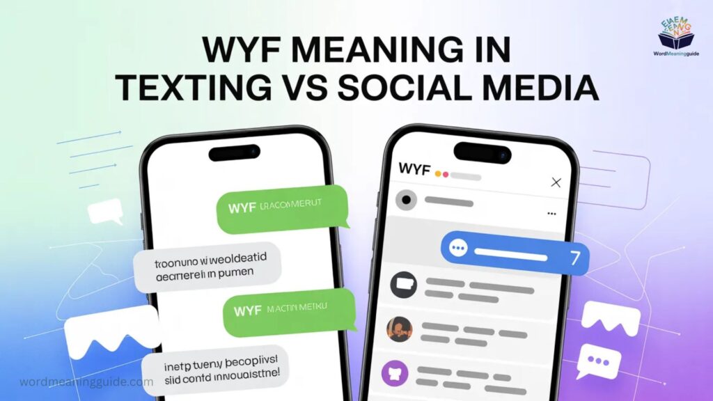 WYF Meaning in Texting vs Social Media