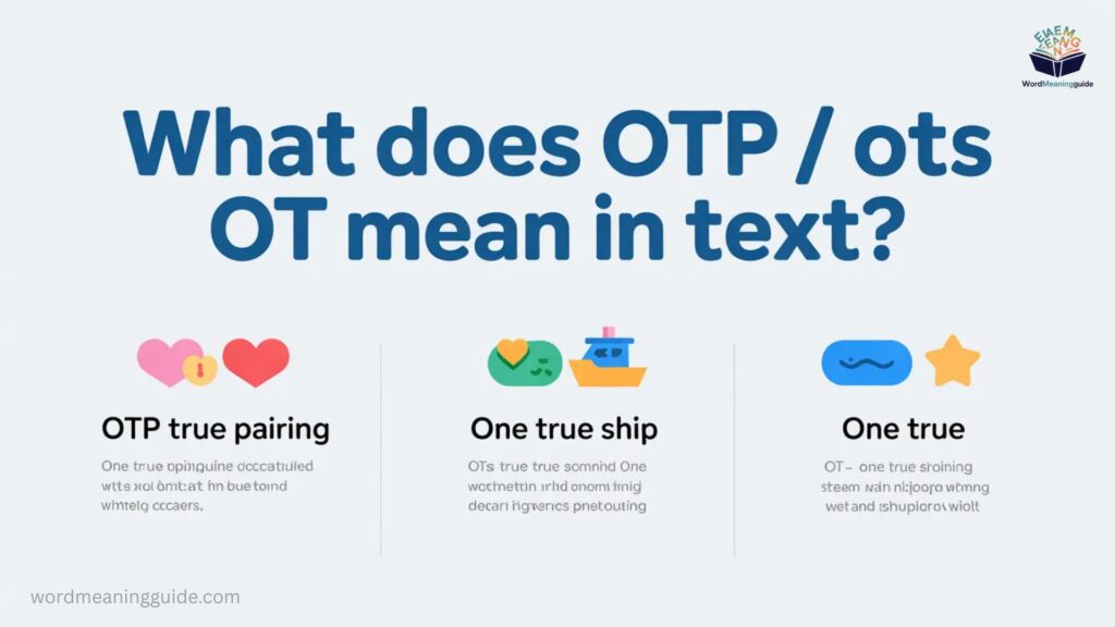 What Does OTP OTS OT Mean in Text