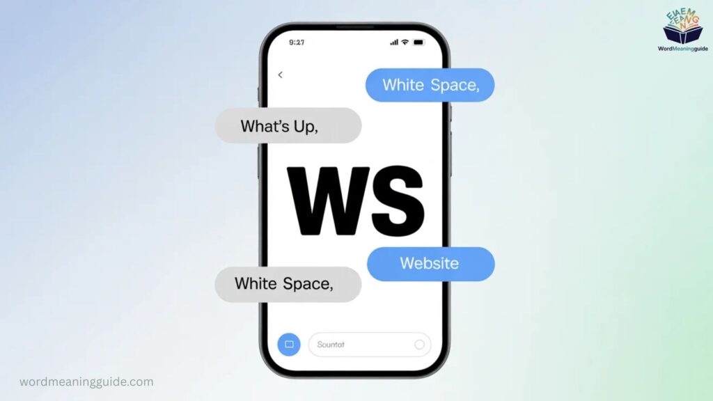 What Does WS Mean in Text