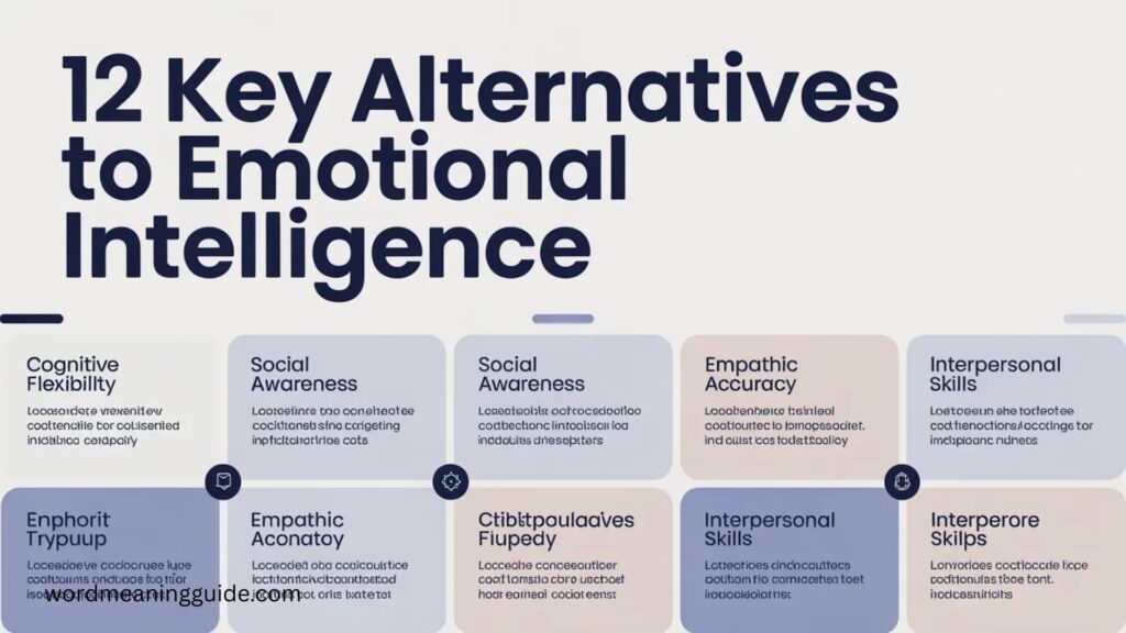 12 Key Alternatives to Emotional Intelligence