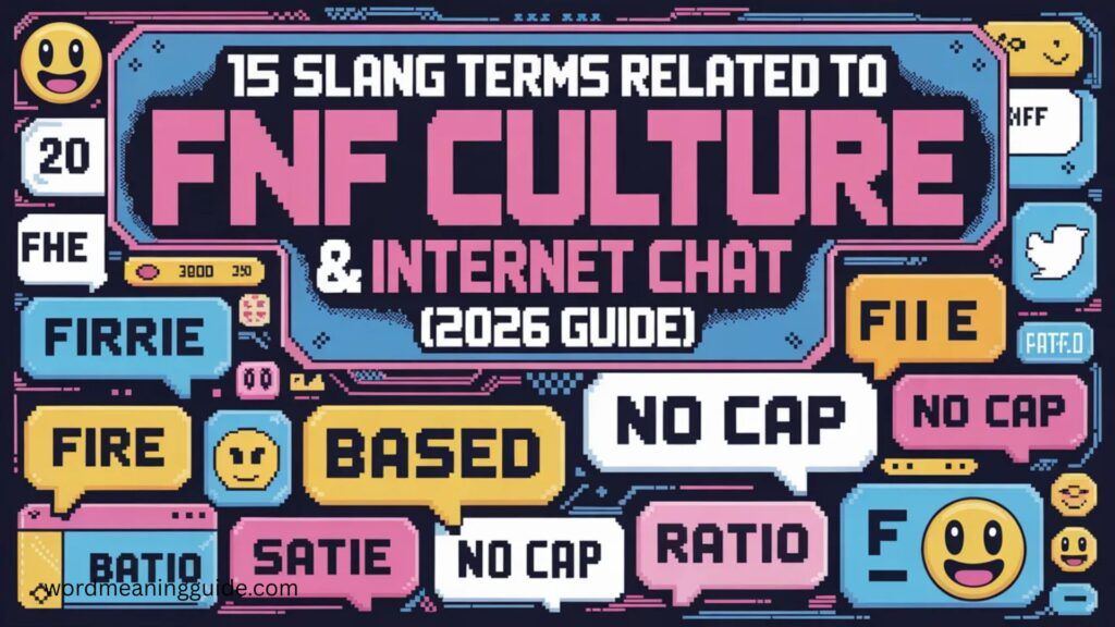 15 Slang Terms Related to FNF Culture & Internet Chat (2026 Guide)