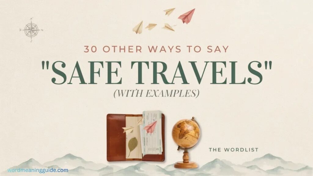 30 Other Ways to Say Safe Travels (With Examples)