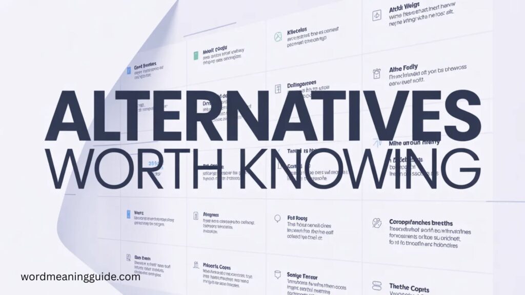 Alternatives Worth Knowing