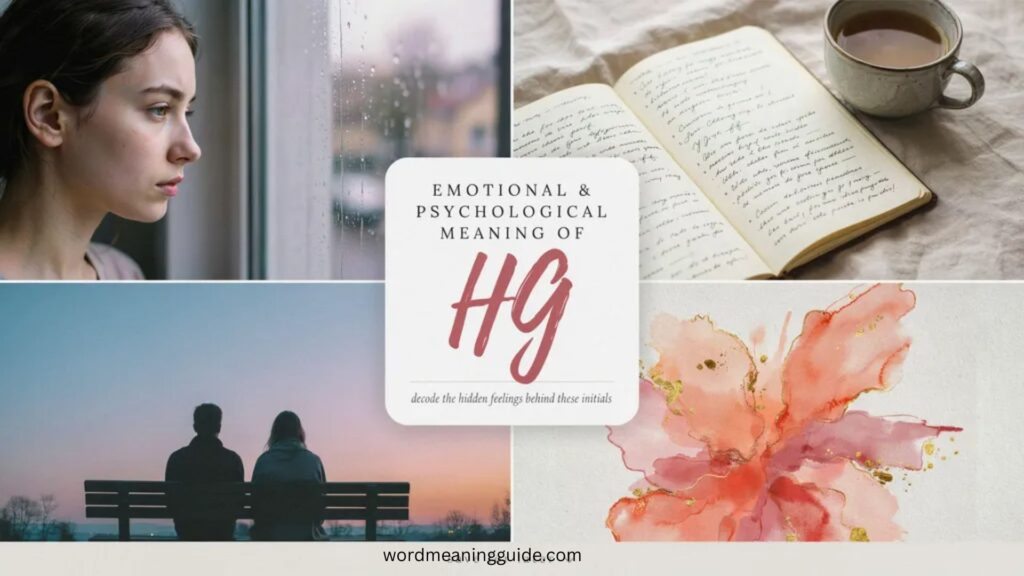 Emotional & Psychological Meaning of HG