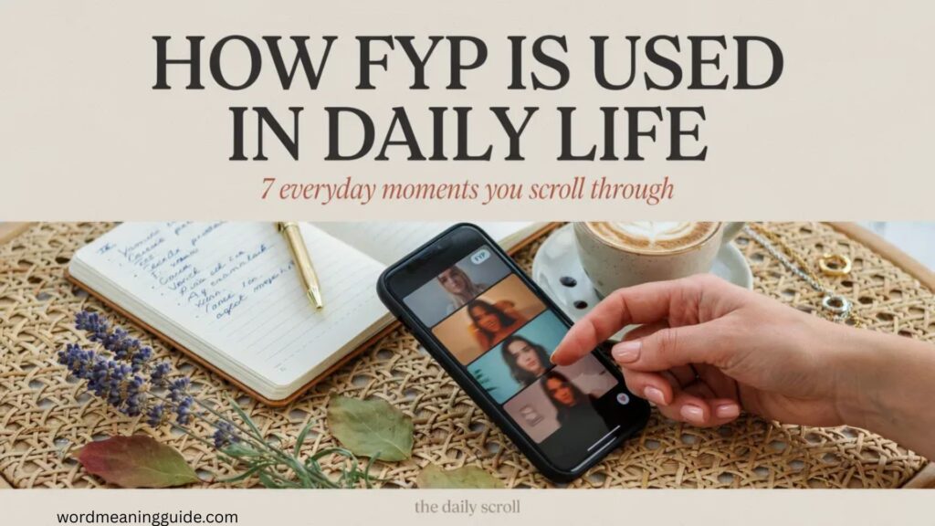 How FYP Is Used in Daily Life