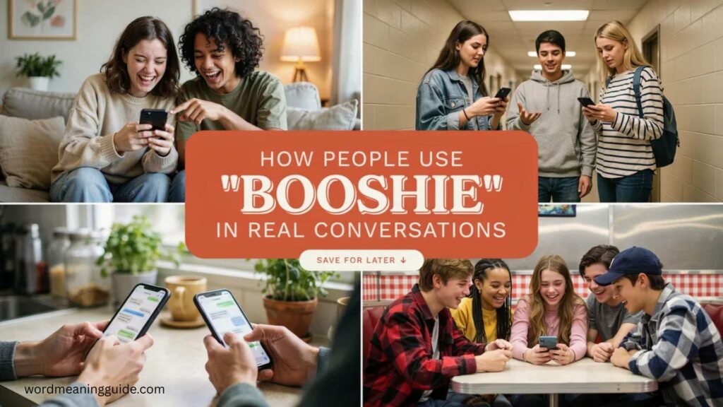 How People Use Booshie in Real Conversations