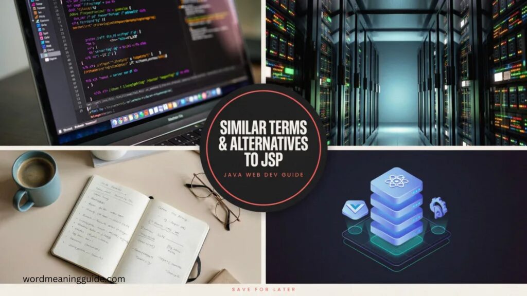 Similar Terms and Alternatives to JSP