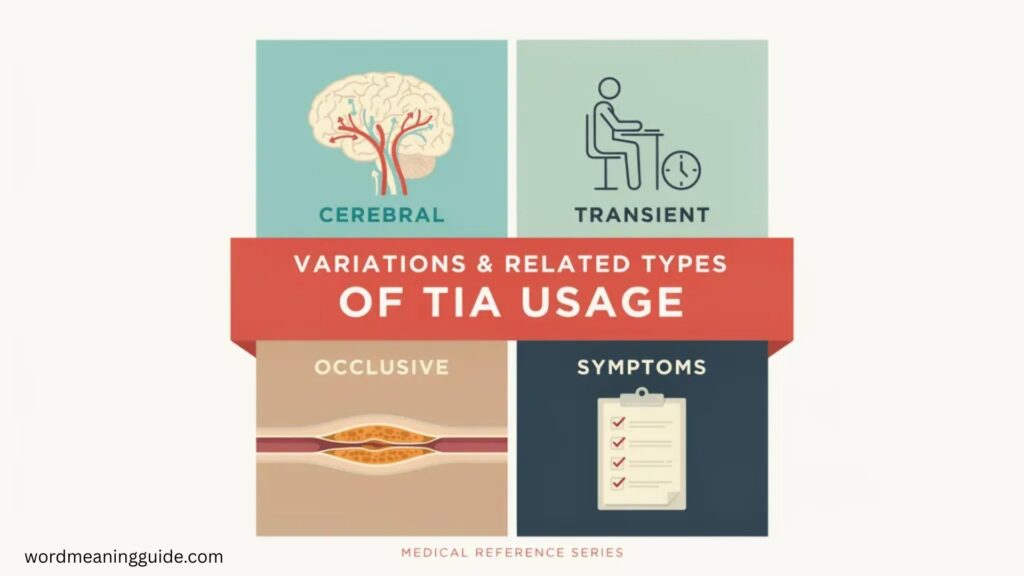 Variations & Related Types of TIA Usage