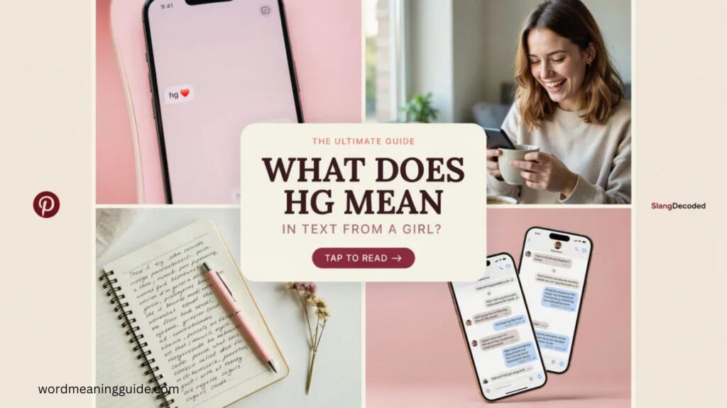 What Does HG Mean in Text From a Girl