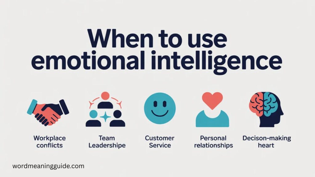 When to Use Emotional Intelligence