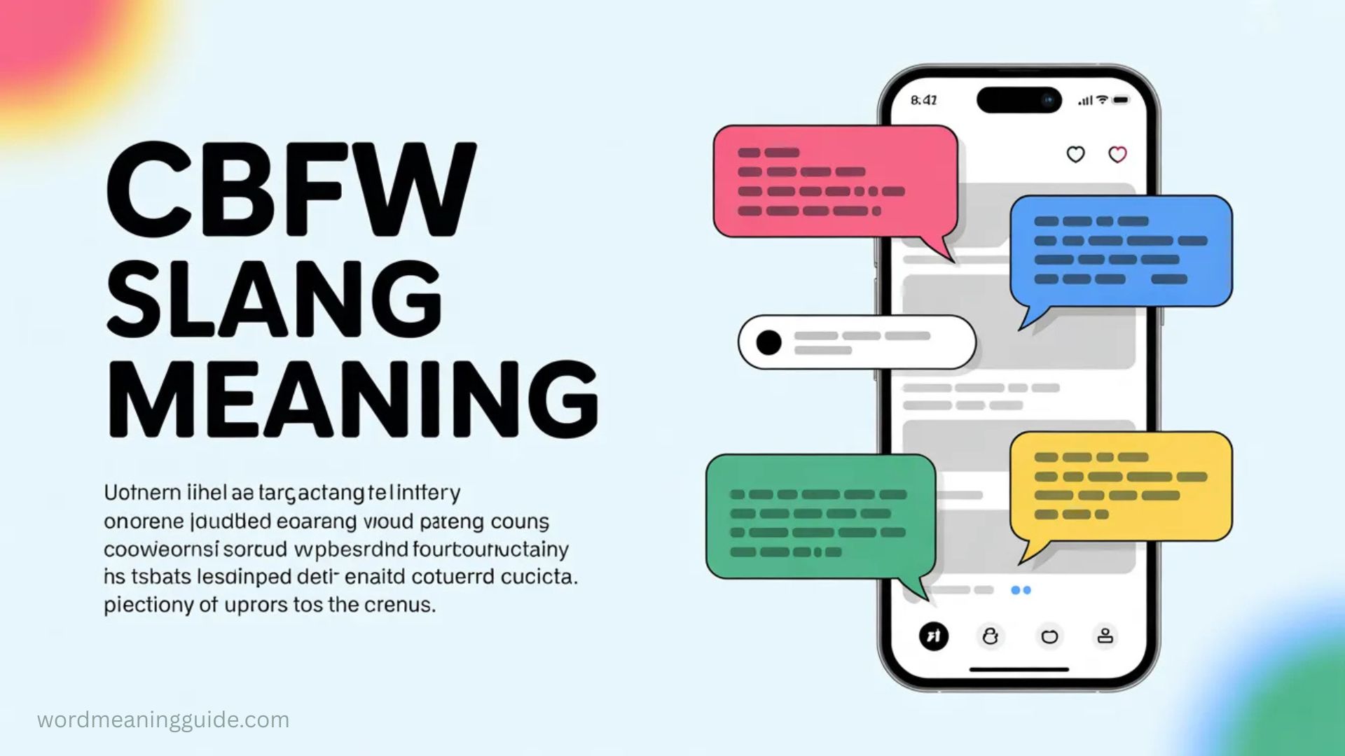 CBFW Slang Meaning