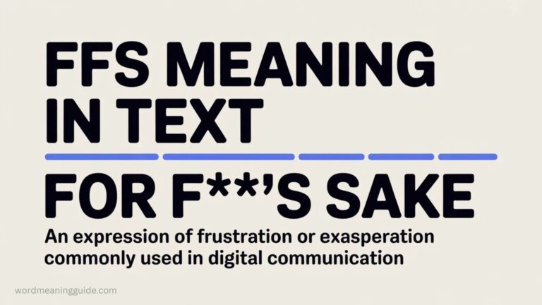 FFS Meaning in Text