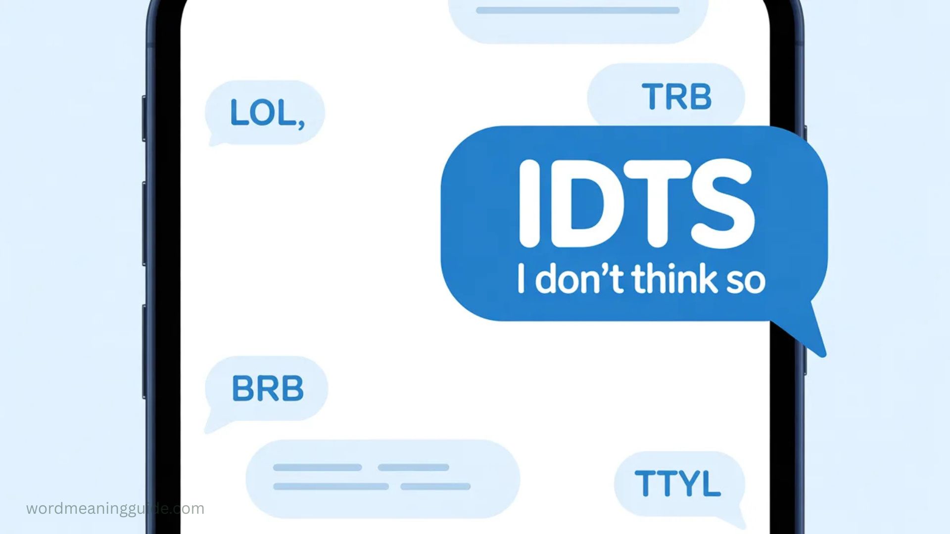 IDTS Meaning in Text