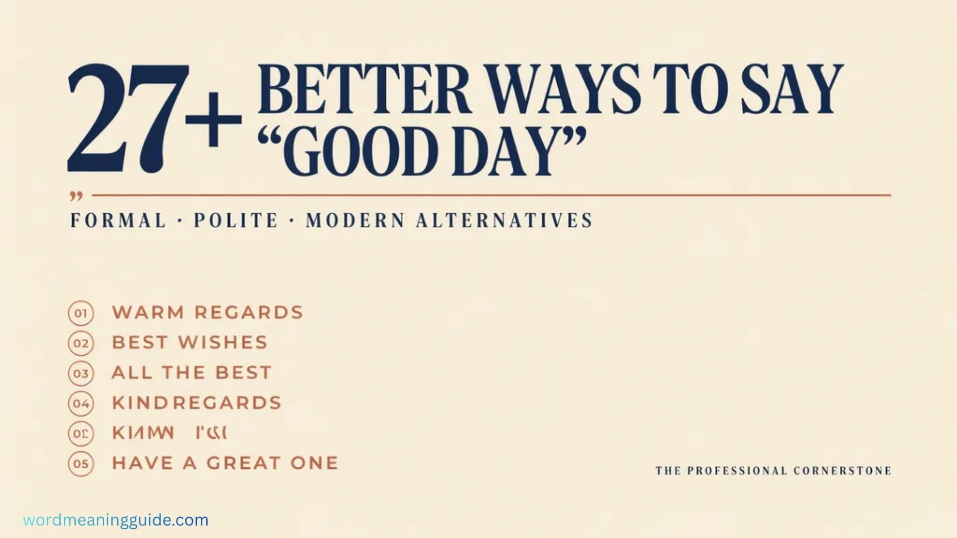 27+ Better Ways to Say “Good Day” (Formal, Polite & Modern Alternatives)