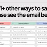 31+ Other Ways to Say “Please See the Email Below” (Formal, Informal & Professional Alternatives 2026 updated)