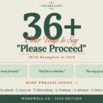 36+ Other Ways to Say “Please Proceed” (With Examples) In 2026 