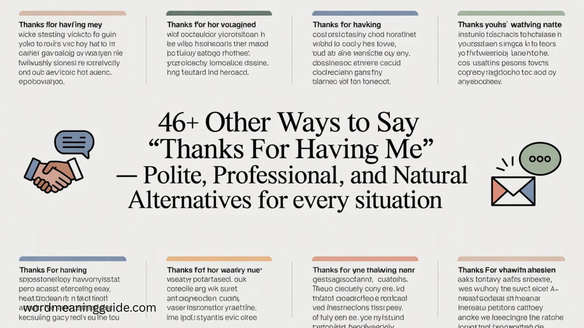 46+ Other Ways to Say “Thanks for Having Me” – Polite, Professional, and Natural Alternatives for Every Situation