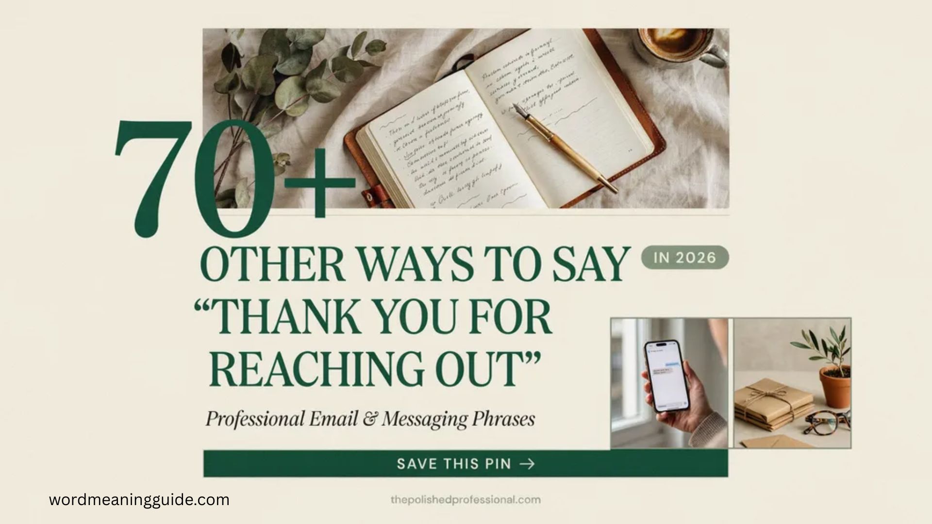 70+  Other Ways to Say “Thank You for Reaching Out to Me” In 2026