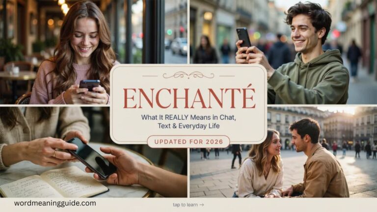 Enchanté Meaning What It Really Means in Chat, Text, and Everyday Life (Updated for 2026)