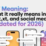 FNF Meaning What It Really Means in Chat, Texts, and Social Media (Updated for 2026)