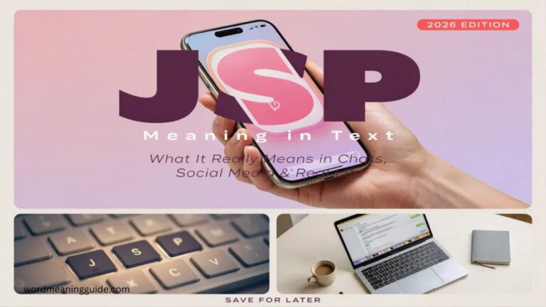 JSP Meaning in Text What It Really Means in Chats, Social Media, and Real Life In 2026