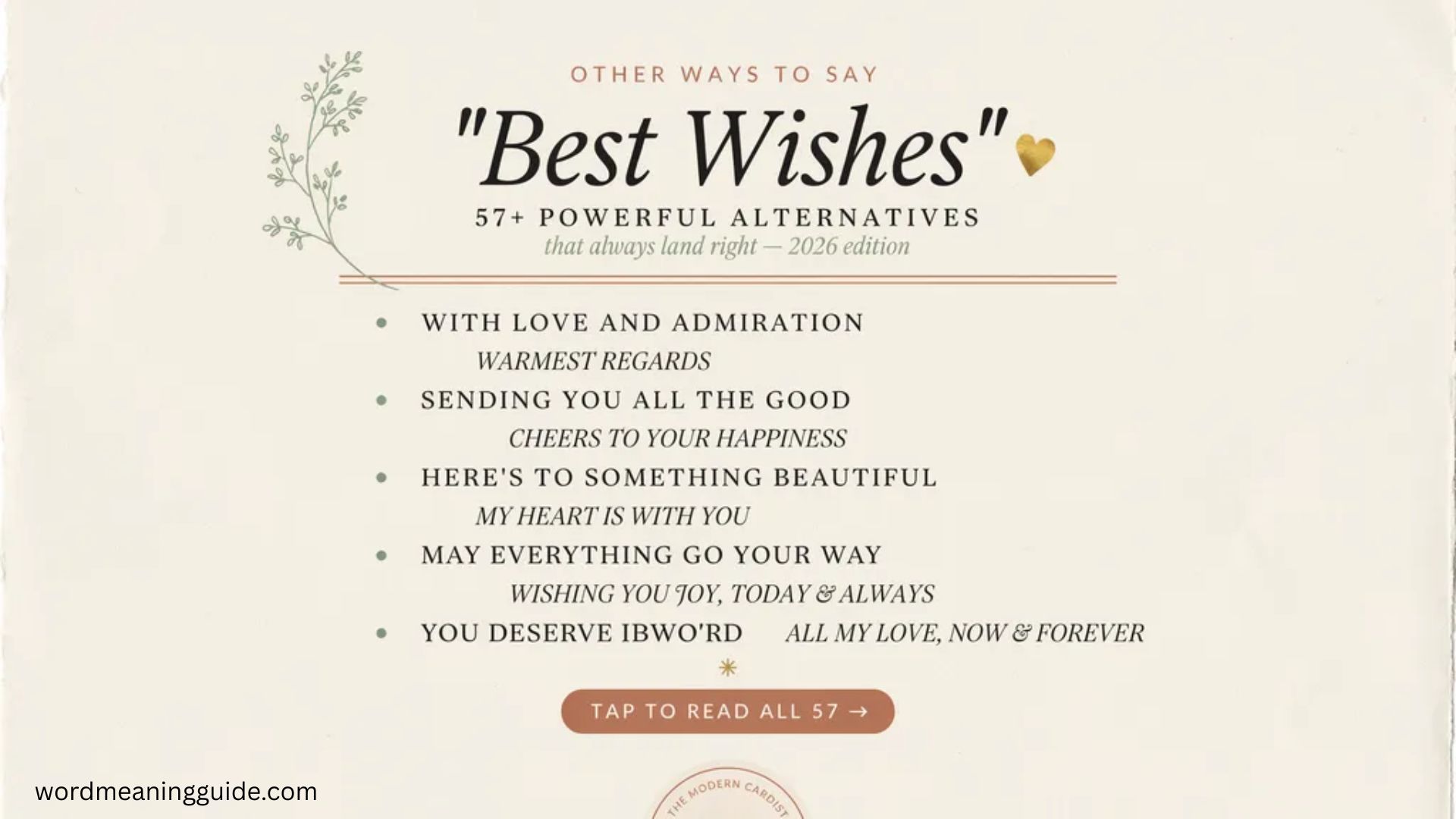 Other Ways to Say Best Wishes 57+ Powerful Alternatives That Always Land Right In 2026
