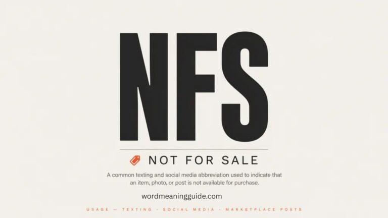 NFS Meaning in Text What It Means on Social Media, Chat, Gaming & More (2026 Guide)
